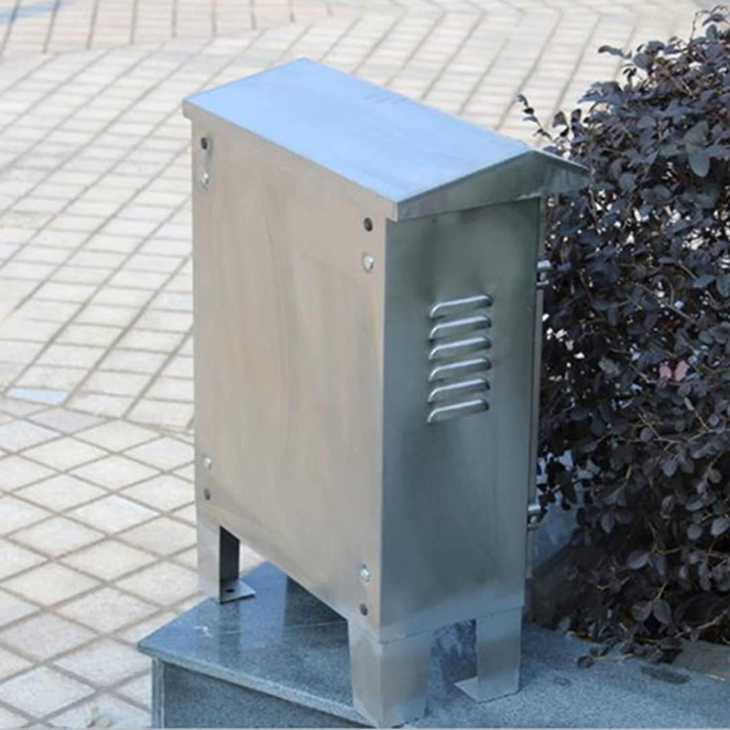 XBTGS Scatola elettrica per progetti elettrici in acciaio inossidabile resistente alle intemperie IP67, scatola di controllo durevole per elettronica, 50 x 40 x 20 cm, ideale per applicazioni esterne
