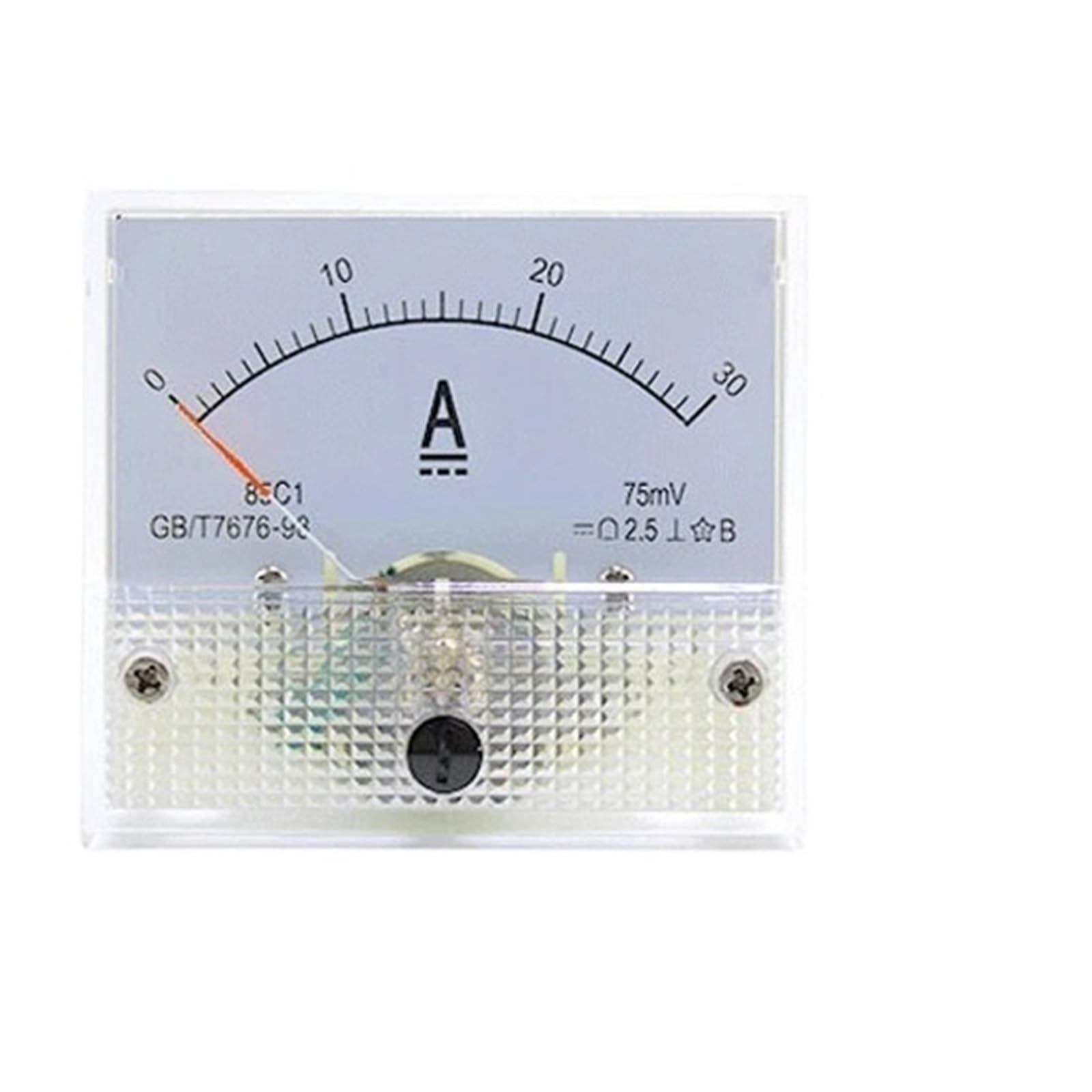 Woltomierz panelowy analogowy 85C1 DC, amperomierz, miernik 1A 5A 10A 20A 30A 50A 75A 100A 150A 200A 250A 300A 400A 500A (400A)