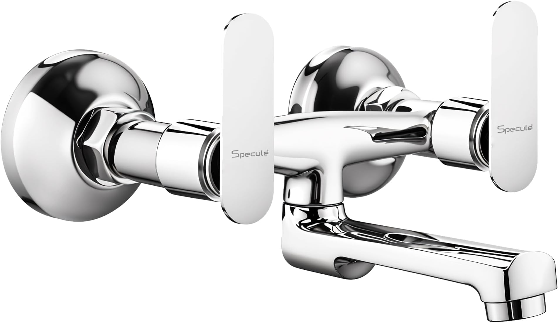 Pure Brass Angel Non Telephonic Wall Mixer with Water Saving Nozzle/Mixer Tap for Bathroom | Rust-Free & Leak-Proof Faucet for Hot & Cold Water Control
