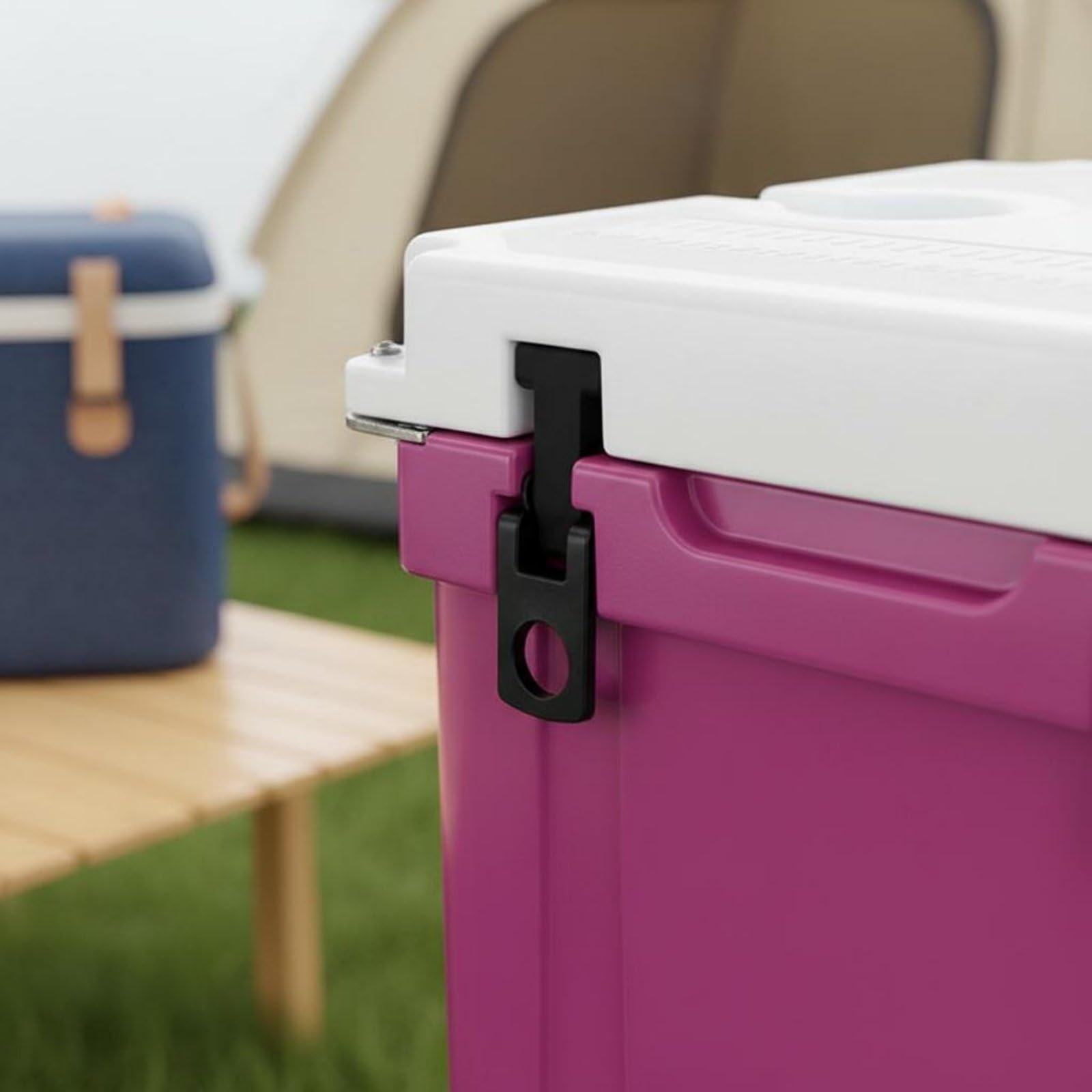 Gralara Outdoor Contenitore Termico Isolato Ghiacciaia Borsa Frigo in PE Robusto con Trasporto E Capacità per Bevande Adatto per Campeggio Feste in Giardino Viaggi su Strada Escursioni