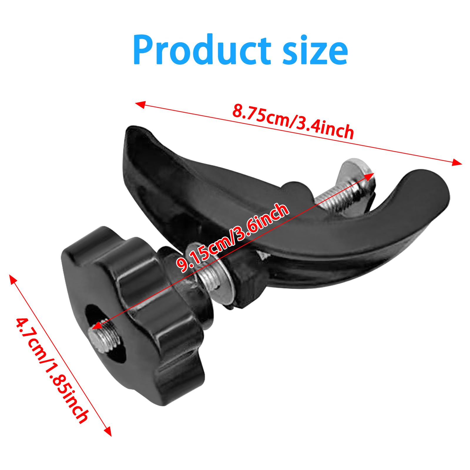 Gabasinover 2 pcs T-Track hold down clamp 3-1/2” L x 1-1/4” W fits for routers, drill presses, CNC, table saws, jigs, panels, vertical mills and moremany woodworking or metalworking applications
