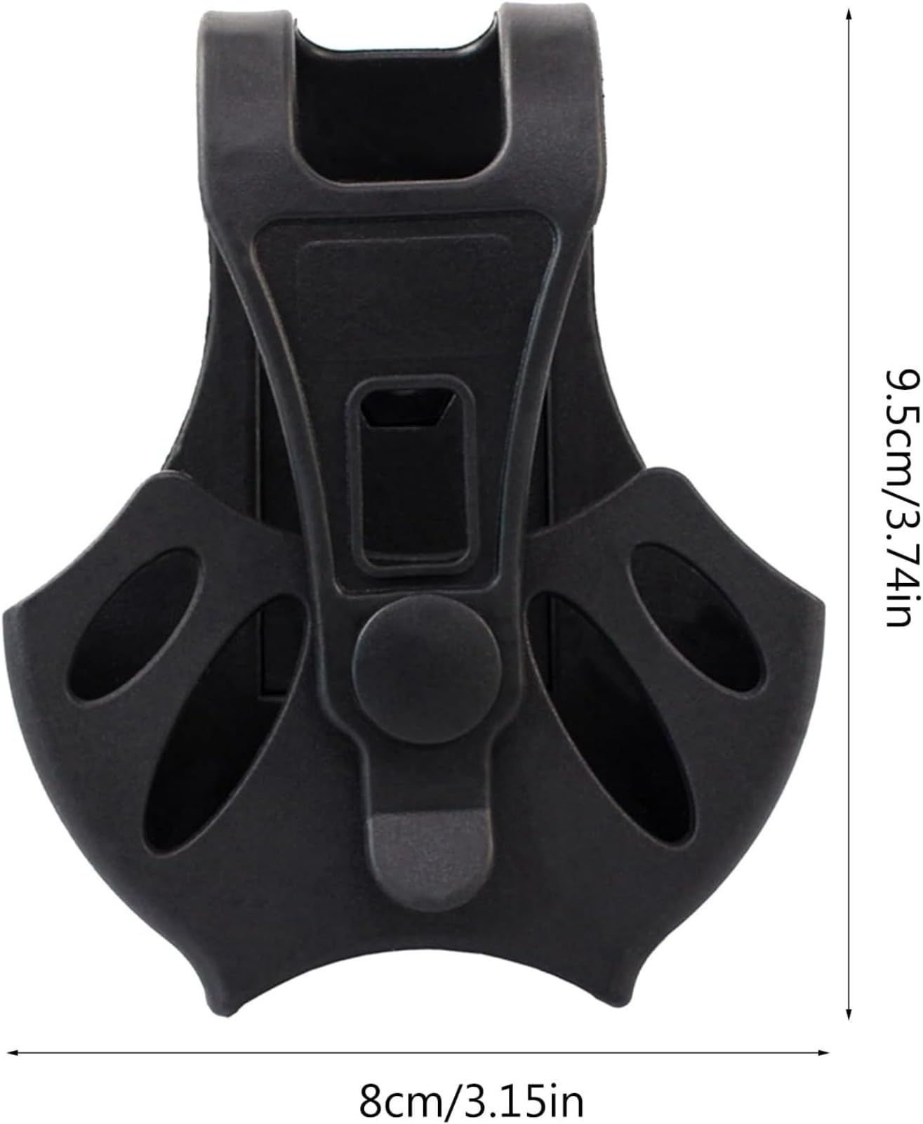 Funda para Esposas con Parte Superior Abierta, Funda táctica para Esposas,Clip para cinturón, Funda de grilletes de policía, Funda para Esposas, cinturón de,Funda táctica para Chaleco táctico