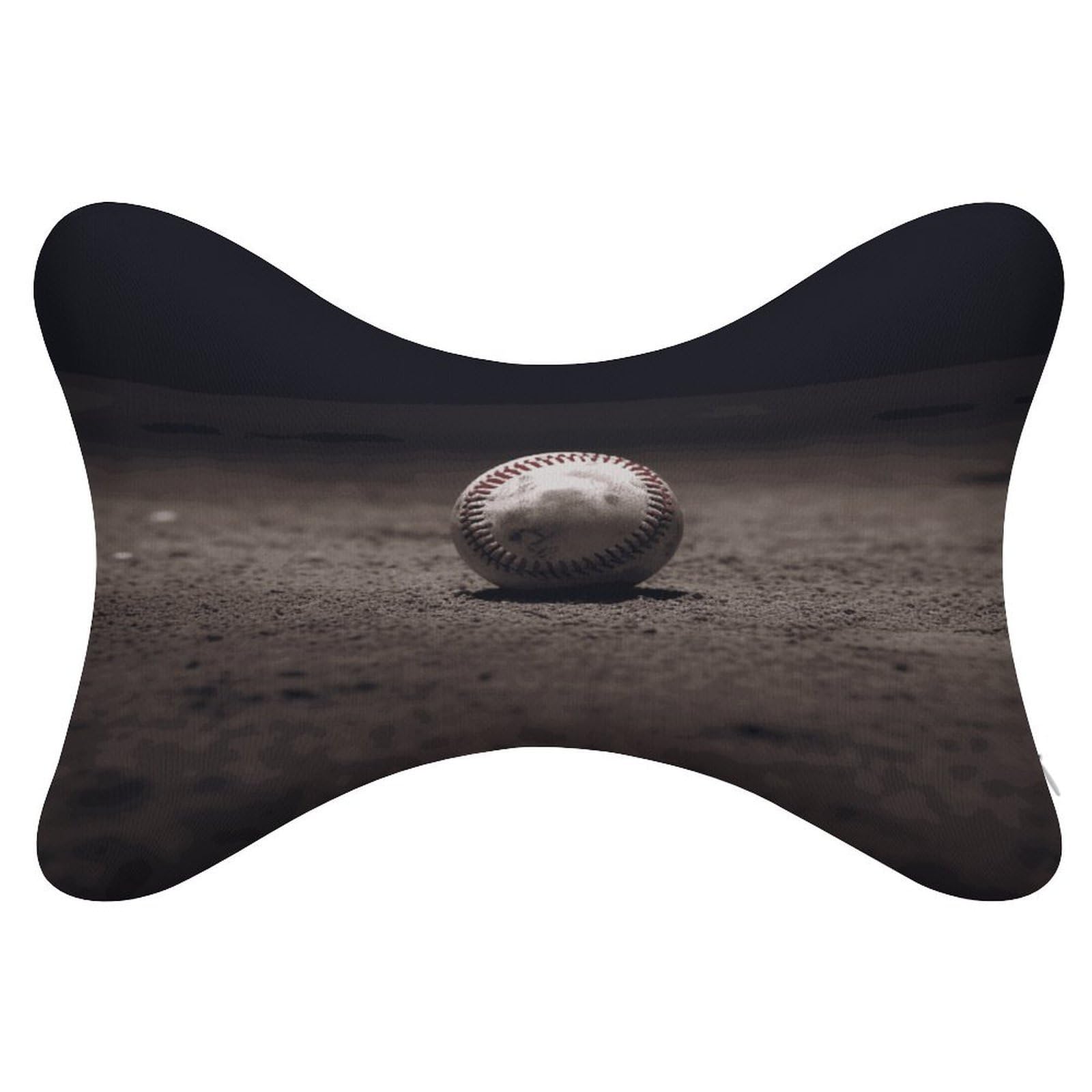 JTREHY 2 Pack Baseball Car Headrest Pillow Memory Foam Car Neck Pillows Soft Comfortable Vehicle Neck Pillows Non-Slip Headrest Cushion Universal Car Pillow for Neck Pain Relief