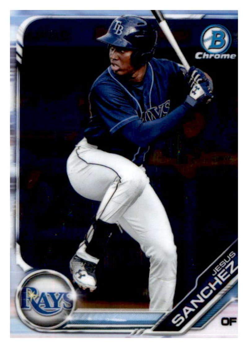 Amazon.com: 2019 Bowman Chrome Prospects #BCP-135 Jesus Sanchez RC Rookie  Tampa Bay Rays Baseball Trading Card : Collectibles & Fine Art