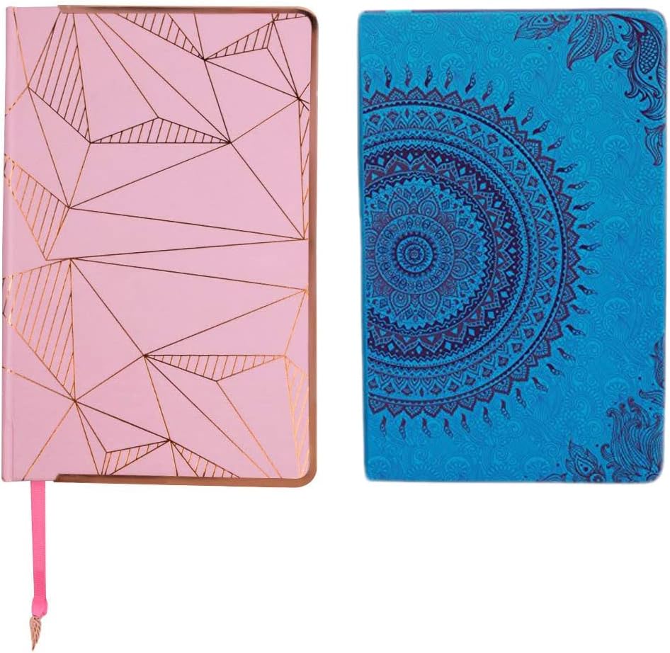 A5 Lined Doodle Notebook - Therapy Colouring Diary Journal, Single Book By Martello UK