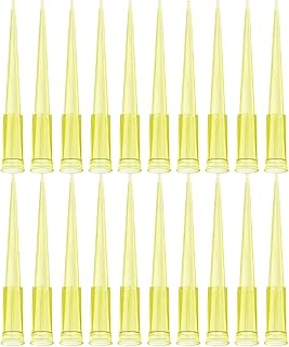 iplusmile 1000pcs Pipette Tips Universal Liquid Pipettor Tips 200ul Plastic Yellow Liquid Transfer Pipette Nozzle Tips