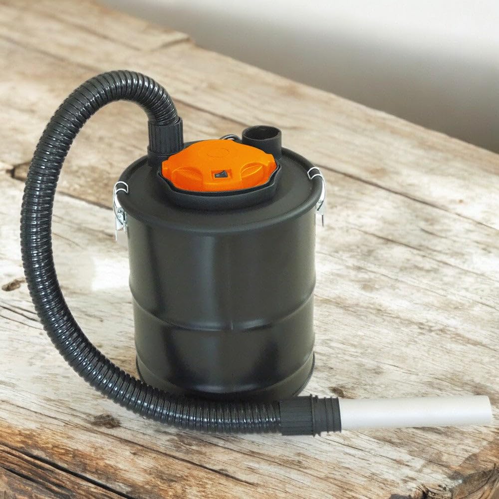 Aspiracenere per stufe pellet forni e barbecue fusto in acciaio lt 15