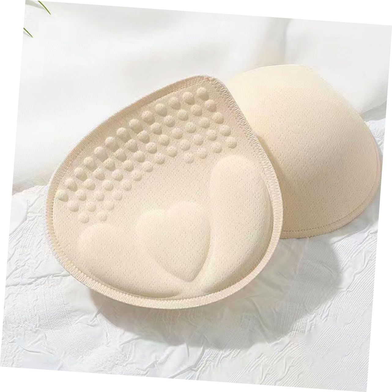 3pares Almohadillas De Esponja Para Sujetadores Insertos Removibles Para Bras Deportivos Confortables y Transpirables Adecuadas Para Bikinis y Ropa De Deporte