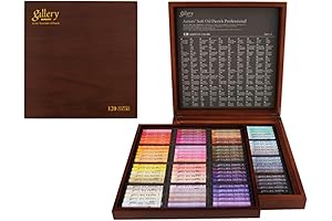 Mungyo Gallery Soft Oil Pastels Wood Box 120 Assorted Colors