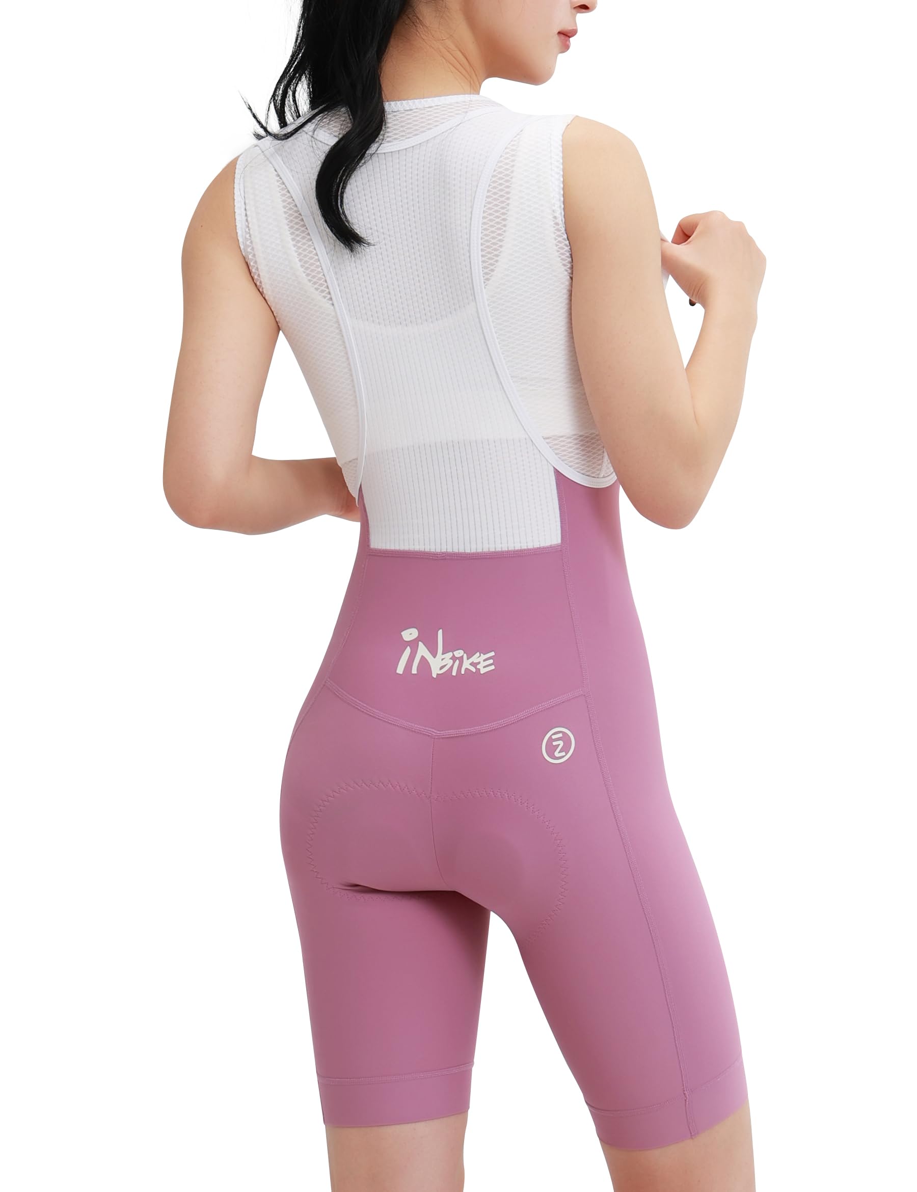 INBIKE Fietsbroek voor dames, kort, gevoerd, racefiets, ademend