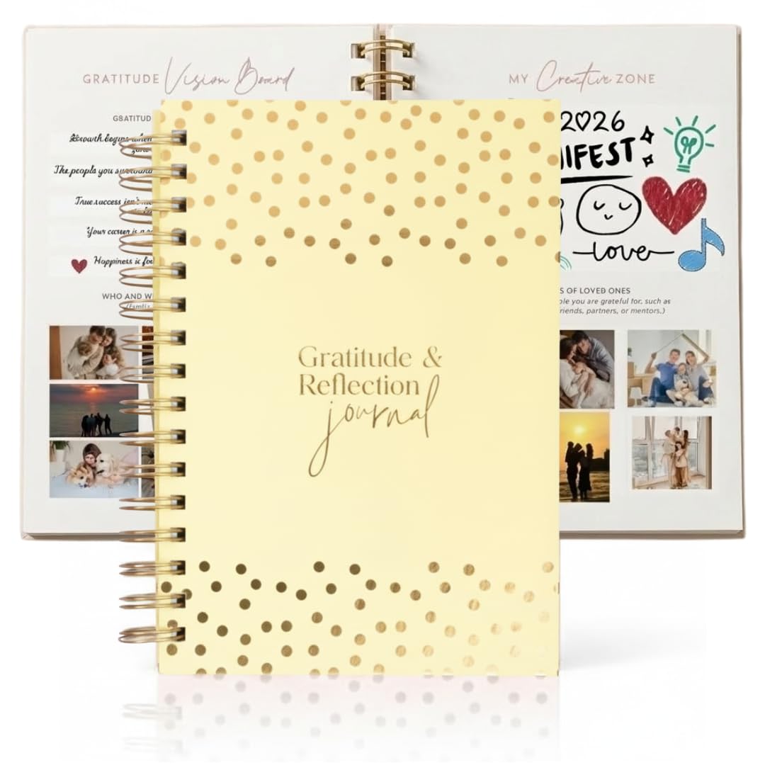 Shine Sparkle Slay Gratitude & Reflection Journal for the New Year | Consistent Daily Practice, Undated 90-Day Journal with Unique Daily Affirmations,