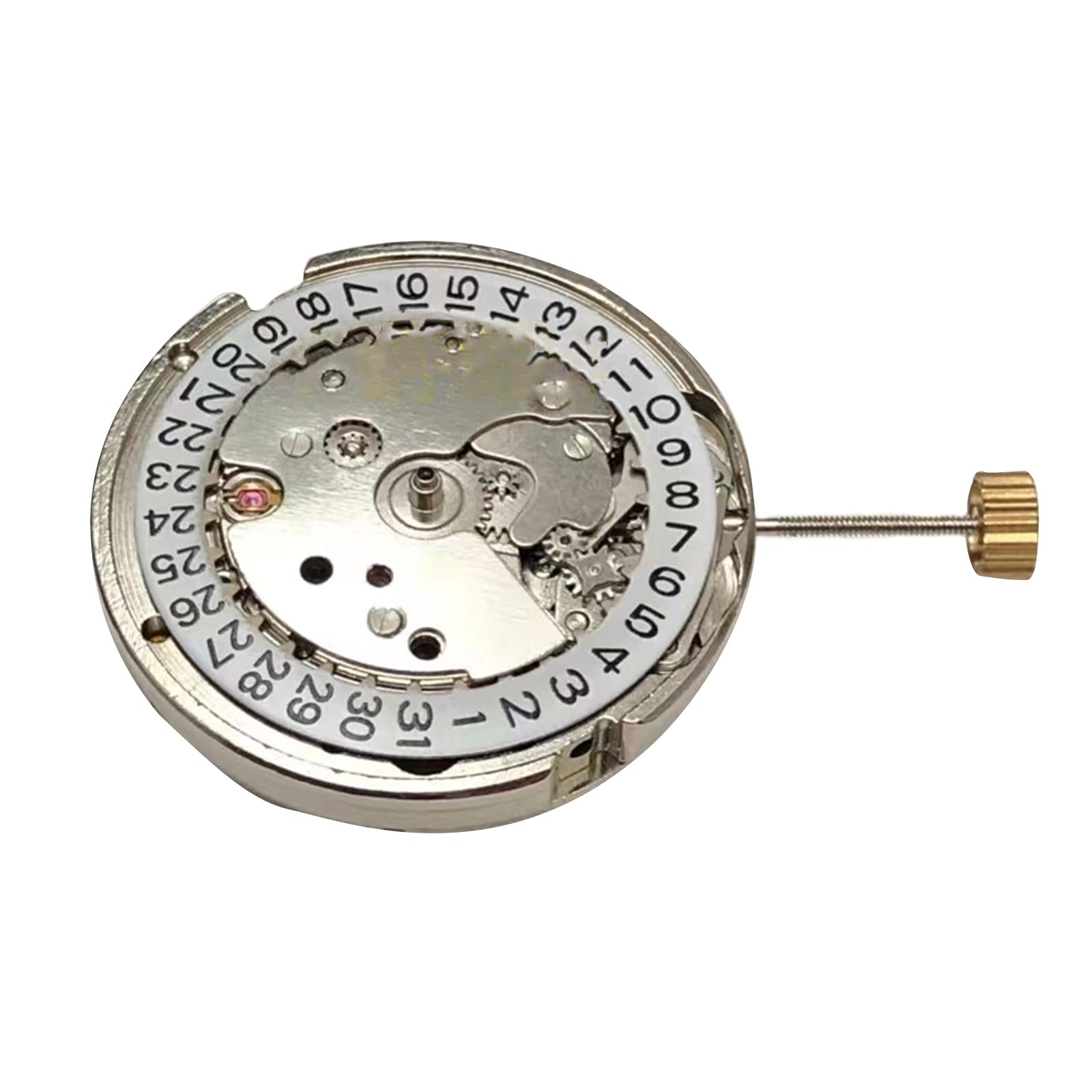 Movimiento de Reloj mecánico automático de Repuesto 7120, Calendario de 3 Pines, Alta precisión para reparación de Relojes, Accesorios de Repuesto para relojeros.