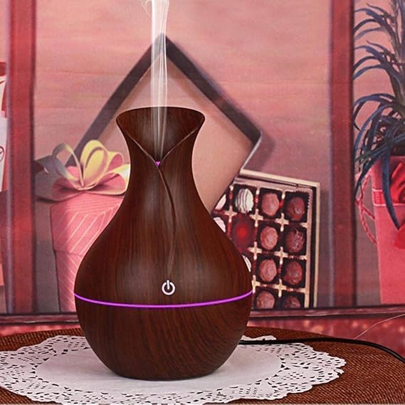 Spefez Humidifier For Room,Air Humidifier For Bedroom.Cool Mist Humidifier For Baby,Oil Diffuser,Aroma Air Humidifier with Colorful Light -Multi Design And Color (Pot)