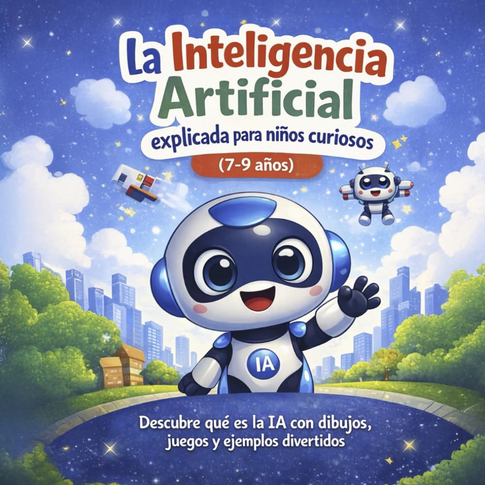 La Inteligencia Artificial explicada para niños curiosos: Aprende qué es la IA de forma divertida y segura (7–9 años)