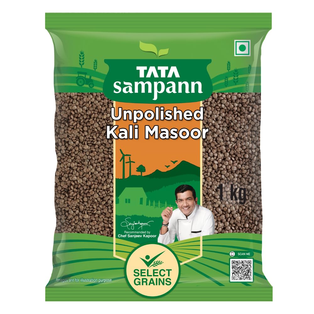 TATA SAMPANNUnpolished Kali Masoor Dal, 1kg