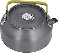 Vista 8 de Fydun 1.2L Outdoor Cam Kettle Aluminum Alloy Kettle with Bag for Mountain Climbing Fishing Picnic