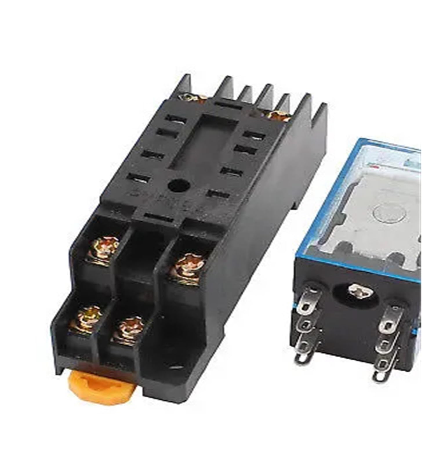 Relé de potencia, 35mm, 120 V, DPDT, 8 pines, Montaje en carril DIN | Cant.: 6 unidades, Especificaciones: 110
