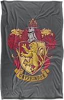 Vista 2 de Harry Potter Gryffindor Rough Crest Silky Touch Manta súper suave 36 x 58 pulgadas, Gryffindor Rough Crest