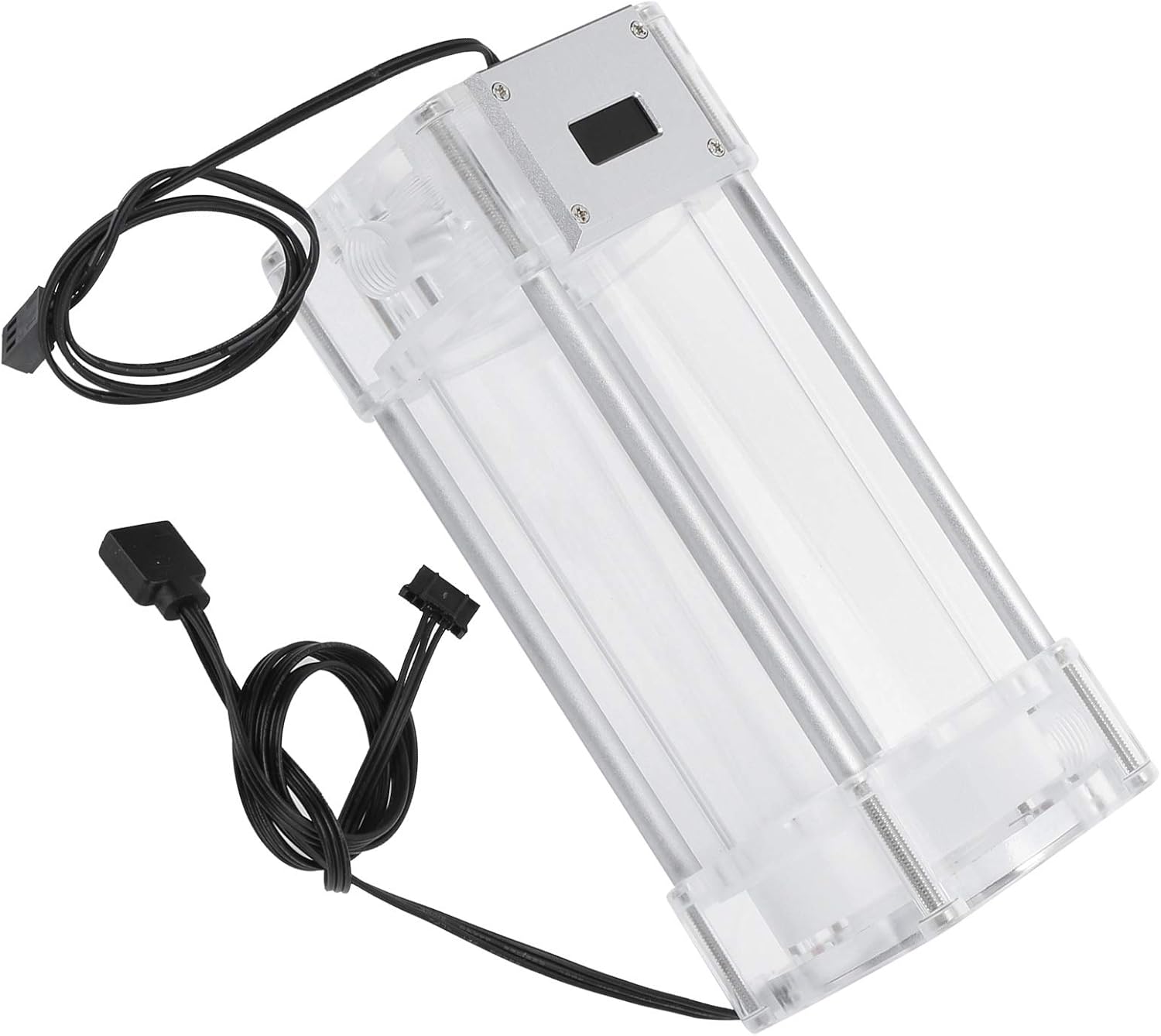 🛒 Crazy Deals EBTOOLS Acrylic Water Tank, G1/4in Standard Hole Water Cooling Tank Cooling Reservoir, with LED Light Strip, VA LCD Screen Display Authentic Crazy Deals EBTOOLS Acrylic Water Tank, G1/4in Standard Hole Water Cooling Tank Cooling Reservoir, with LED Light Strip, VA LCD Screen Display