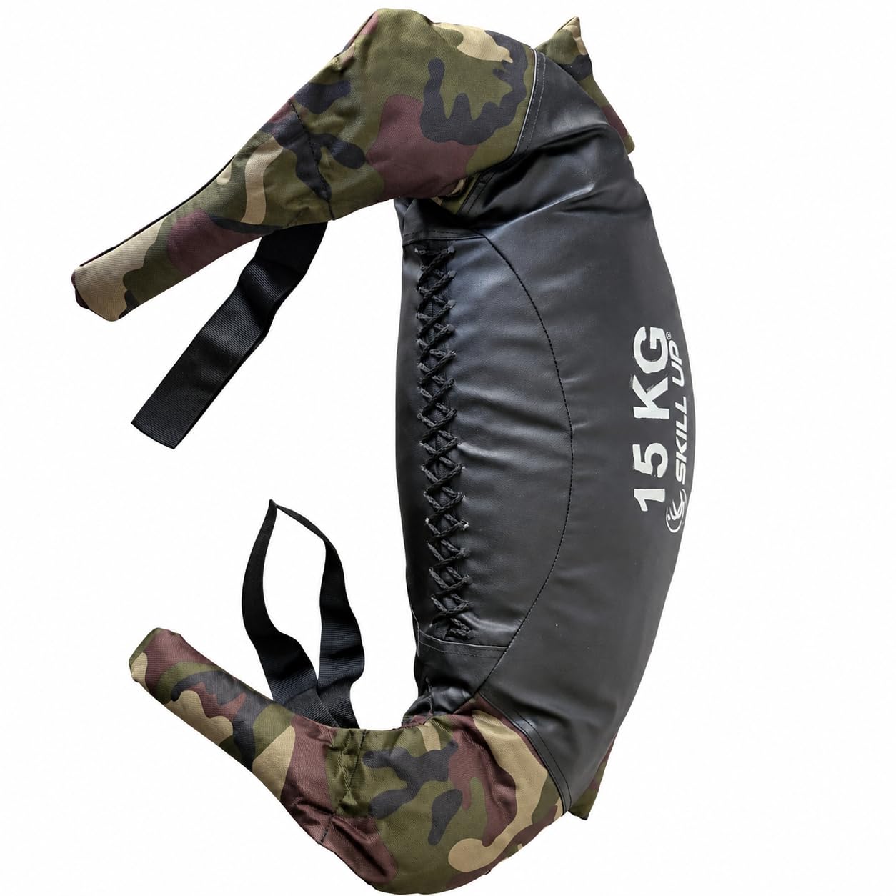 Skill Up Bulgarian Bag (15 Kg), Strength (Core) Training, Cross Fit, Wrestling, with Multiple Hand Grips, Durable, for Women, Men (1 Piece)-image-37