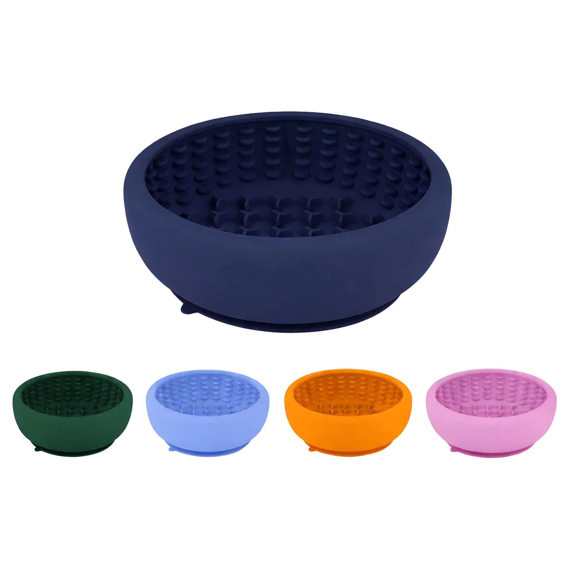 Dog Lick Bowl with Suction Cup Base – BPA-Free Silicone Slow Feeder, Calming Lick Mat for Anxiety Relief & Healthy Digestion