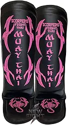 Caneleira Muay Thai Luta Kickboxing boxe Protetor De Canela Sparring Treino Conforto Combate