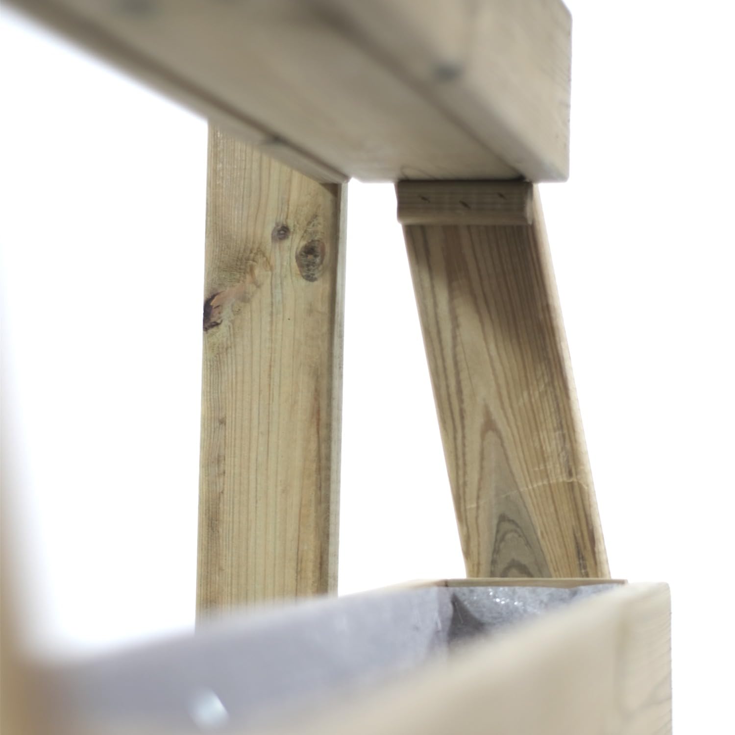 Potager urbain vertical mural avec 4 jardinières de 100 x 90 x 30 cm Bois traité pour extérieur