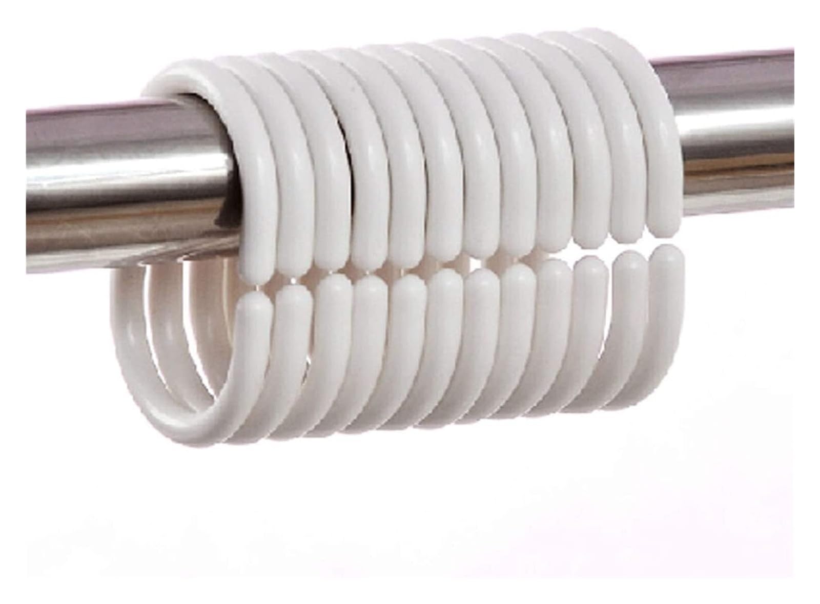 Crochet de tringle de douche en plastique pour une salle de bain moderne