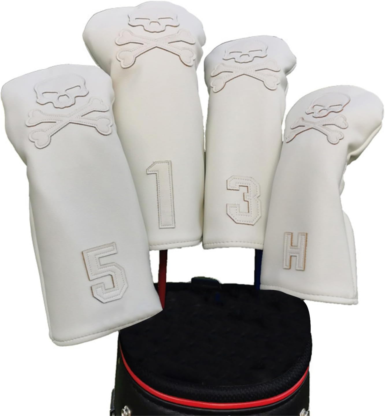 Yeahdor Unisex Club Head Covers Golf Club Covers 1/3/5/ut Golf Sleeves Protectors Head Quality