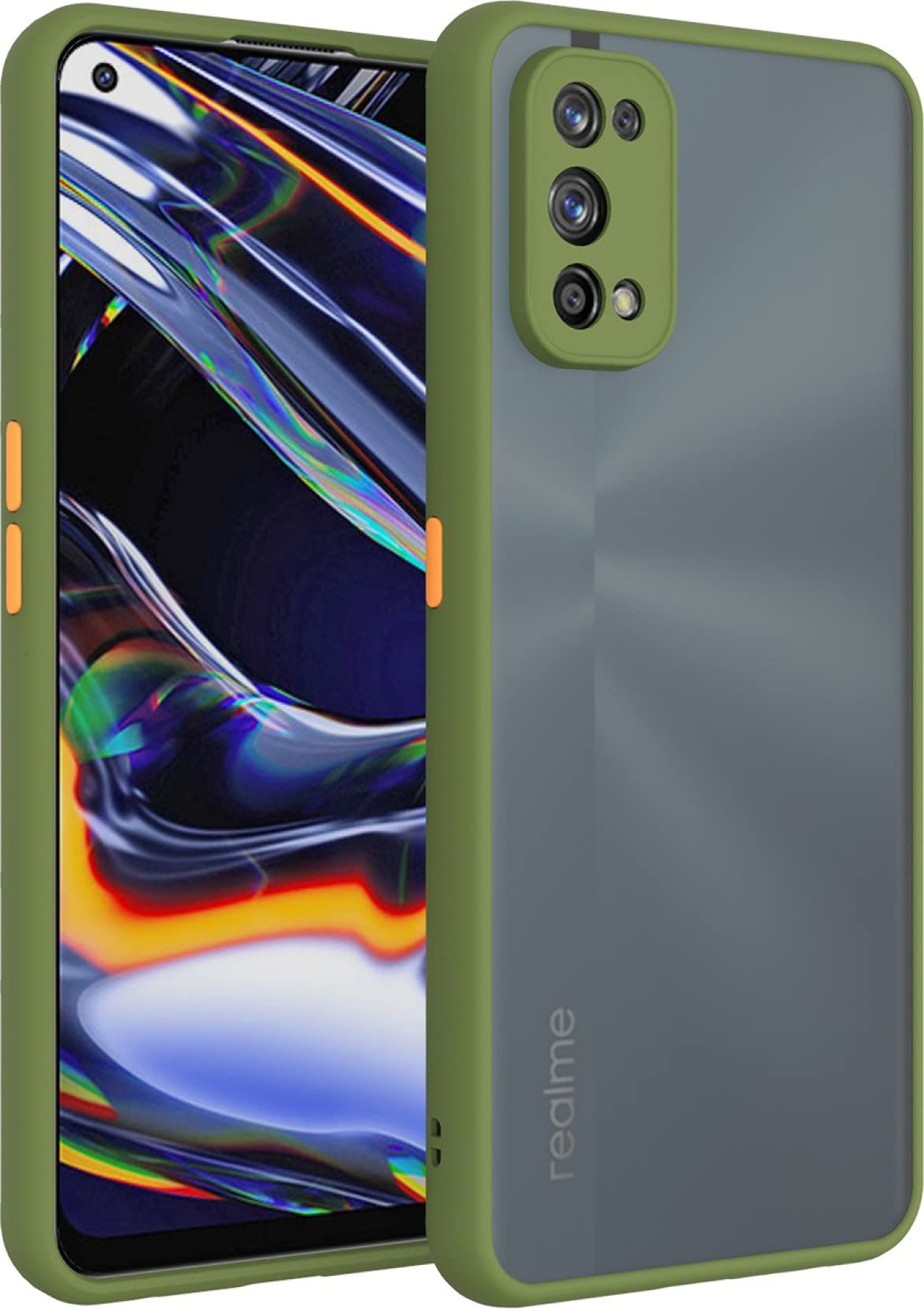 Glasgow Case Cover for Realme 7 Pro Shockproof Back Case Cover (Camera Protection) - Green (B097PQRBY9) Amazon Price History, Amazon Price Tracker