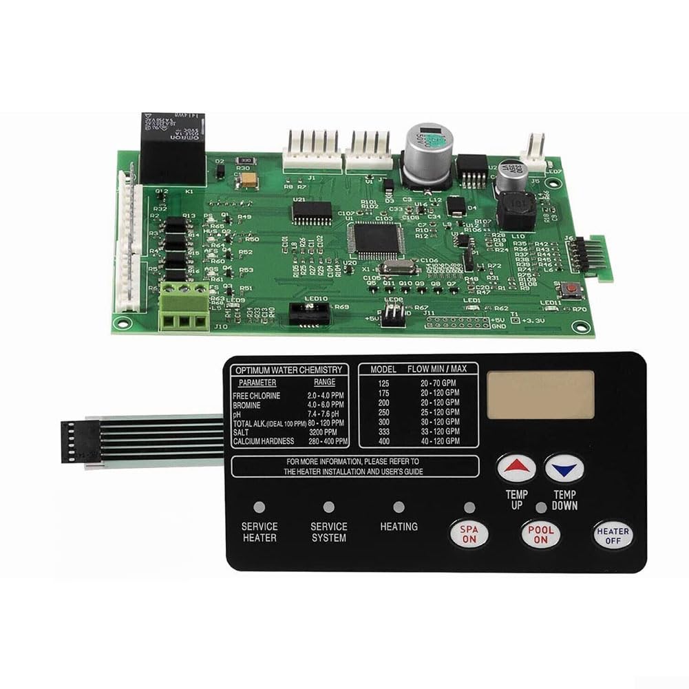 Kit Panel Control 472610Z para Calentadores para mastertemp NALP - Placa para Interruptor Repuesto para fácil Instalación 16x12cm