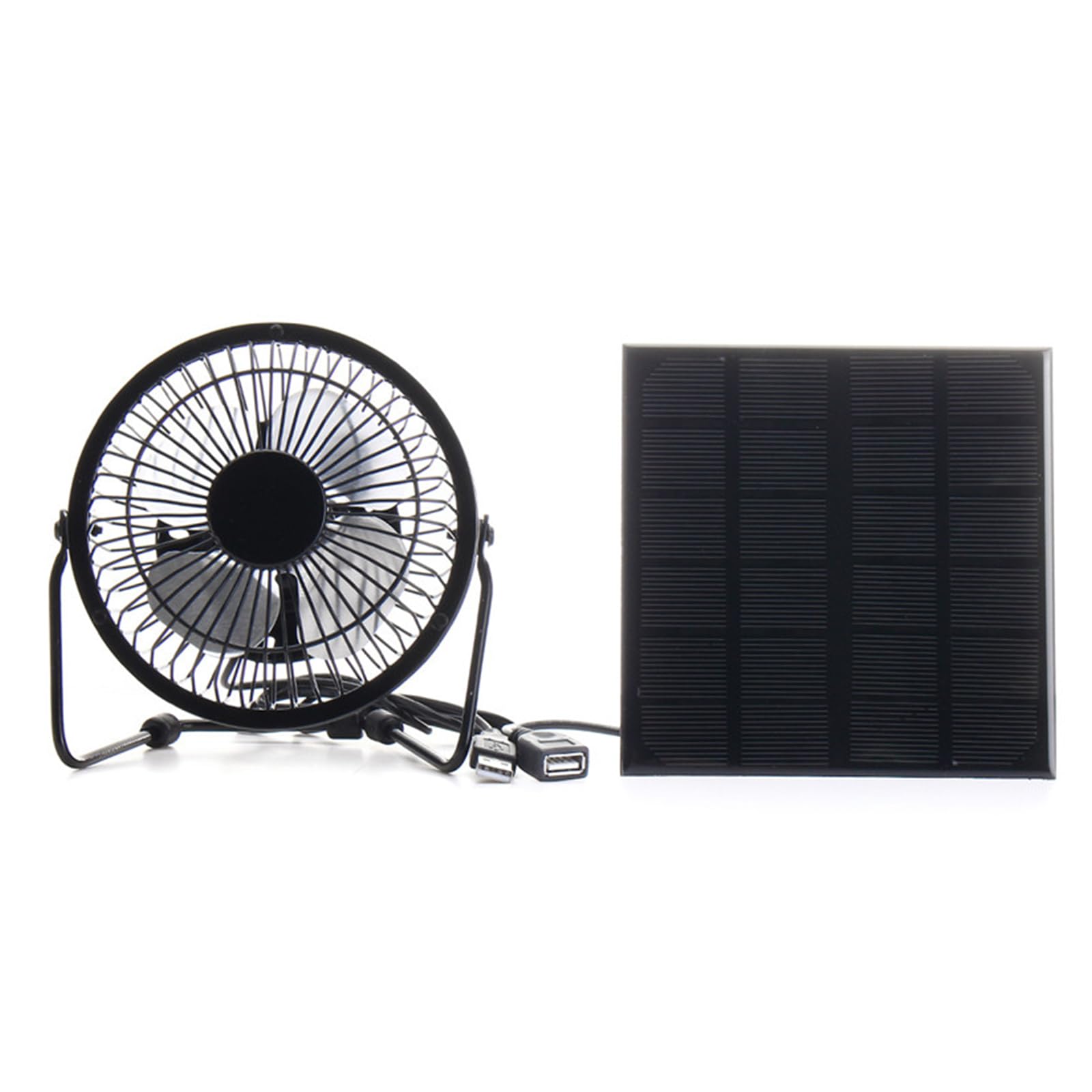 Extracteur d'air mini ventilateur solaire WUURAA contre la chaleur des abris