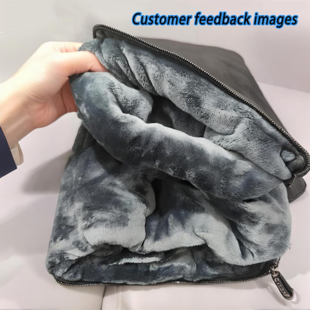 3-in-1 Car Pillow for BMW M8 2018-2025 Coupe/Convertible 4-Seater, Luxury Soft Hugging Pillow Lumbar Support Pillow Blanket for Travel,Light Brown