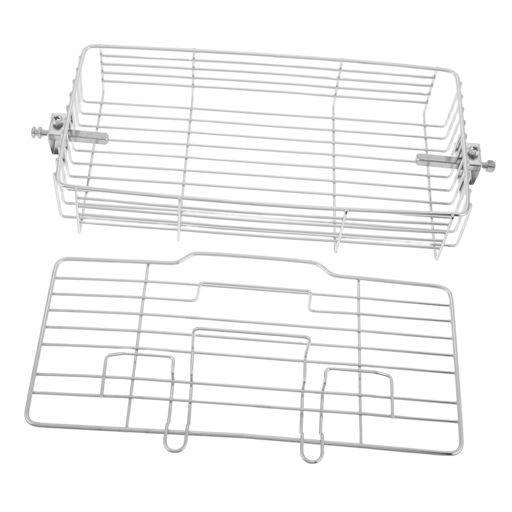 Estante para asar carne, herramienta giratoria ajustable para parrilla de barbacoa para pescado y pollo, accesorio versátil para cocinar al aire libre y acampar para asar en el patio trasero