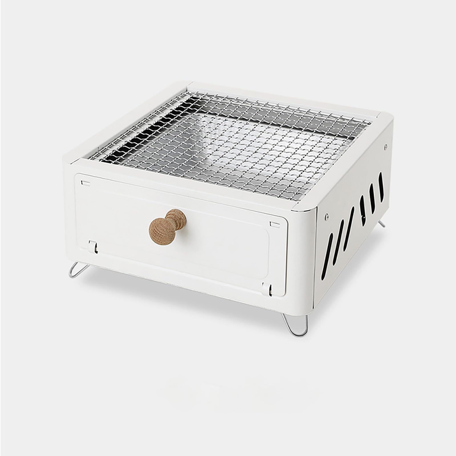 Barbecue portatile a carbone bianco da campeggio Grill da tavolo leggero per feste in casa all'aperto