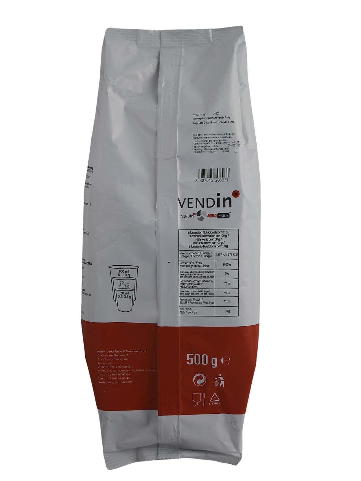 Leche en polvo Topping De Luxe Vendin