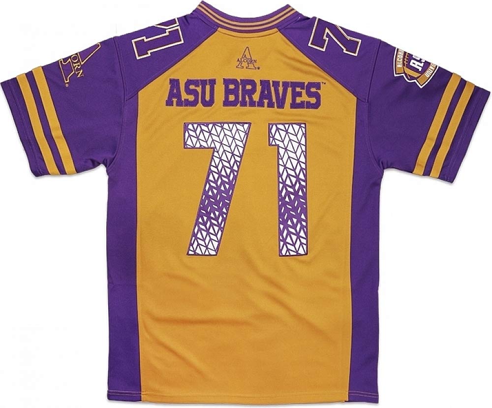 Big Boy Alcorn State S10 Mens Football Jersey [Purple - L] - ID#1224