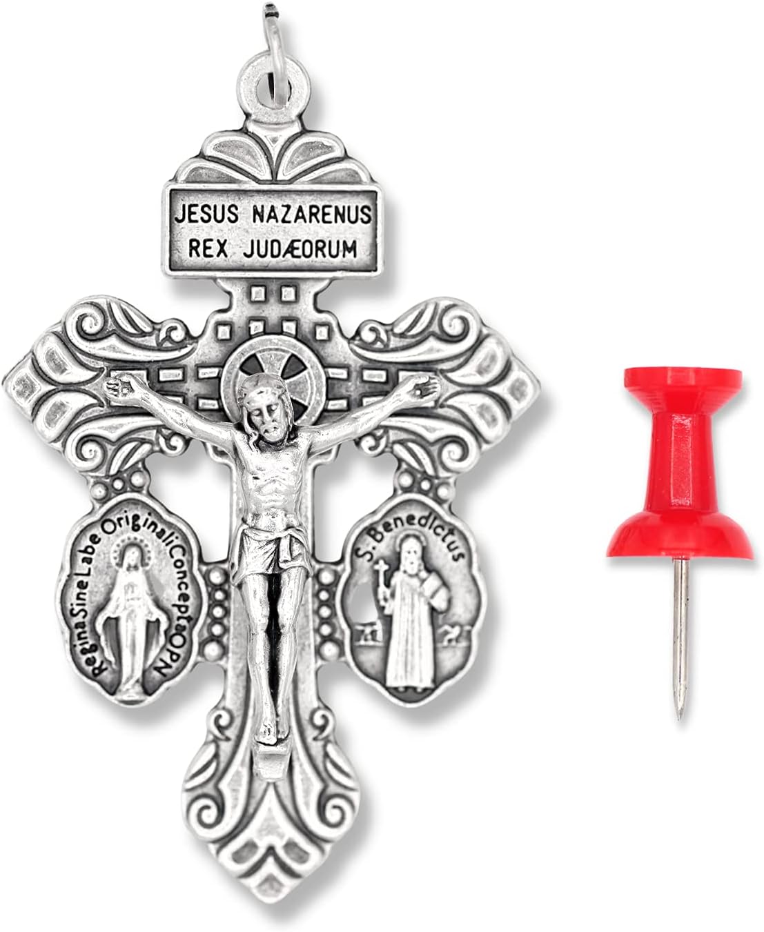 Gifts Catholic, Inc. Lot of 5 Pardon Indulgence Crucifix with Miraculous Medal and St Benedict Medal 2 1/8" - Image 5