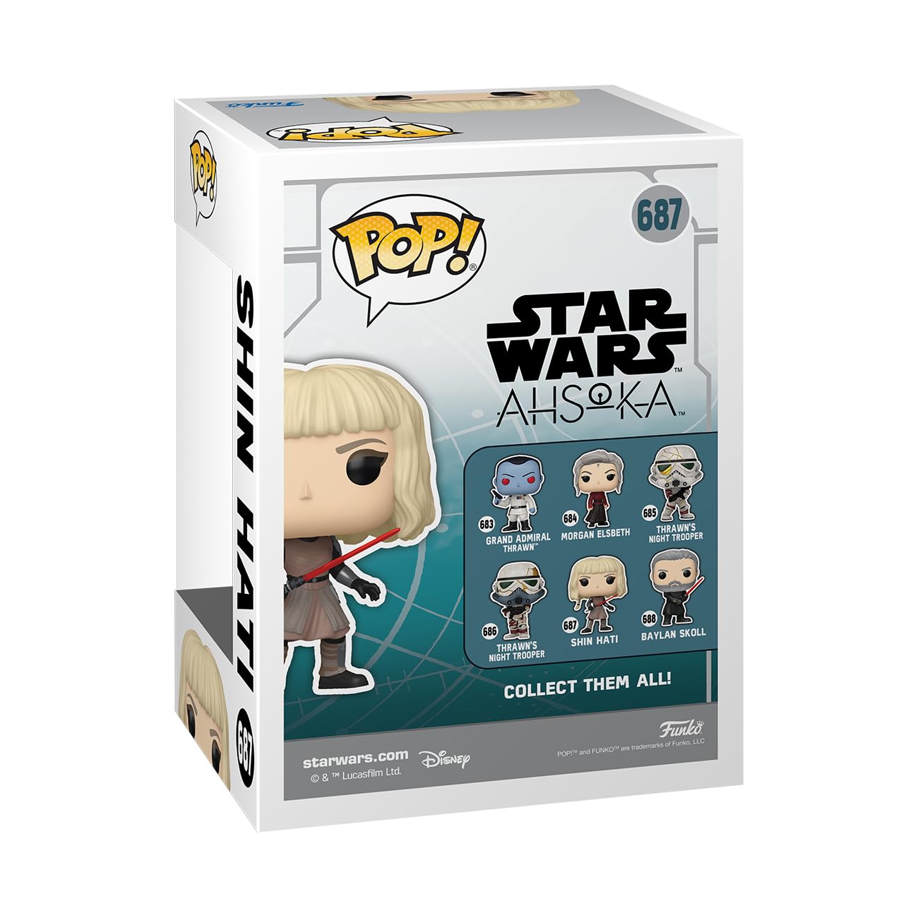 Funko POP! Vinyl: Star Wars Ahsoka, Shin Hati, Collectable Vinyl Figure, Gift Idea, Official Merchandise - Image 3