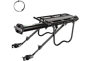 ROCKBROS Bike Rack, Adjustable Bicycle Luggage Carrier Rack