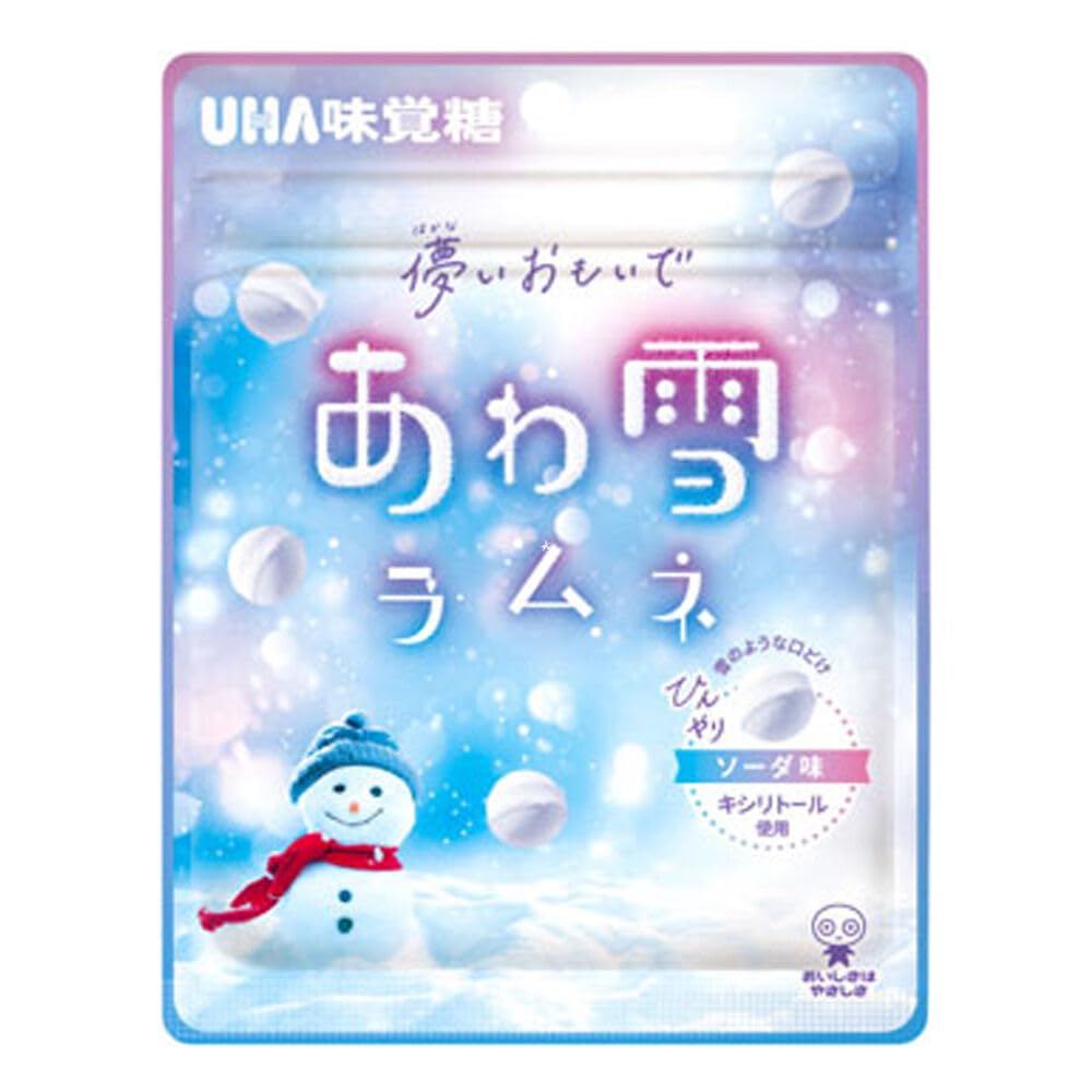 UHA Mikakuto Japanese Bubble Snow Ramune Soda Candy Snack 27g