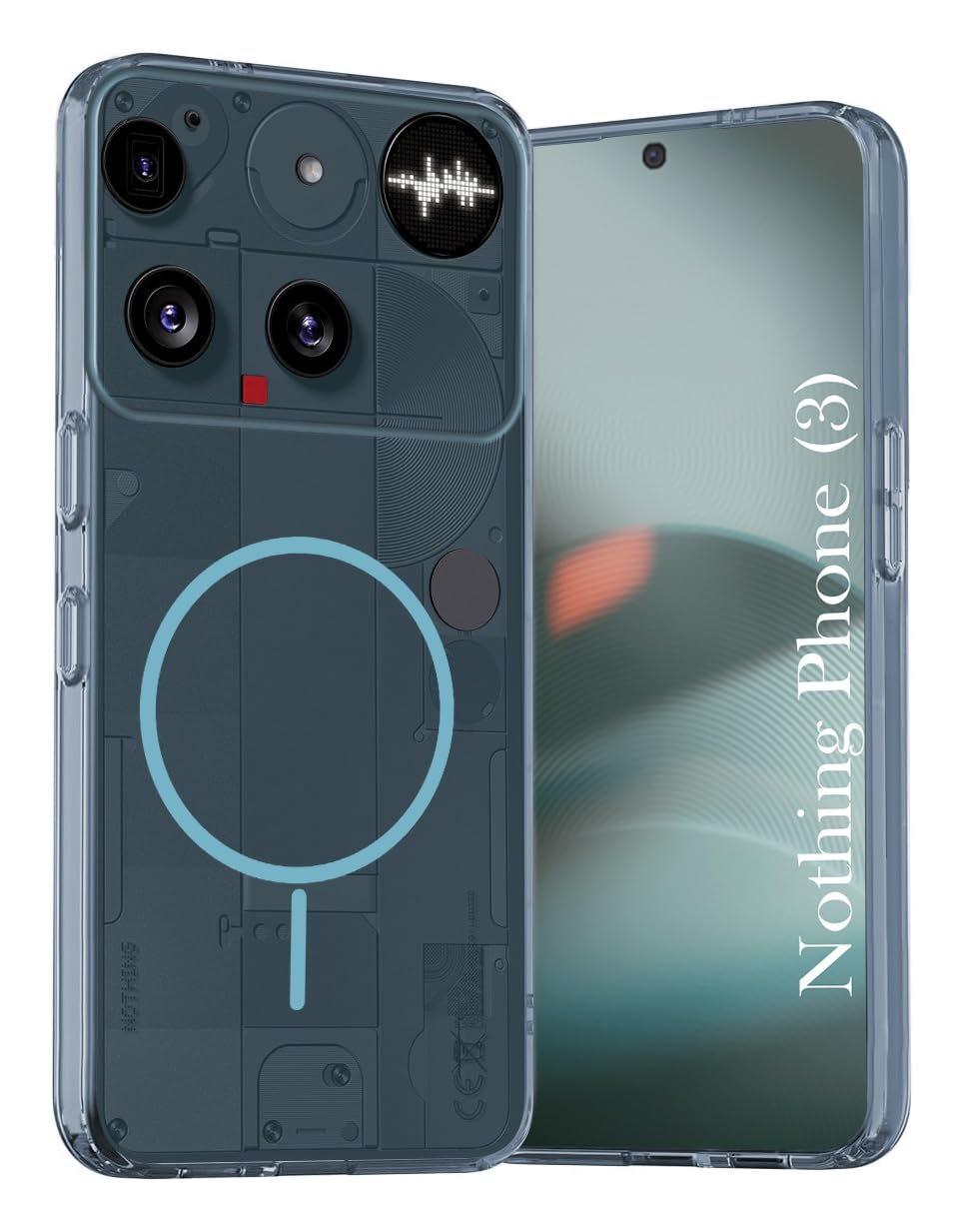 Jkobi Silicone Back Cover Case for Nothing Phone 3 (Slim Paper Thin | Camera Protection Bump | Minimalist Professional | Soft Flexible)