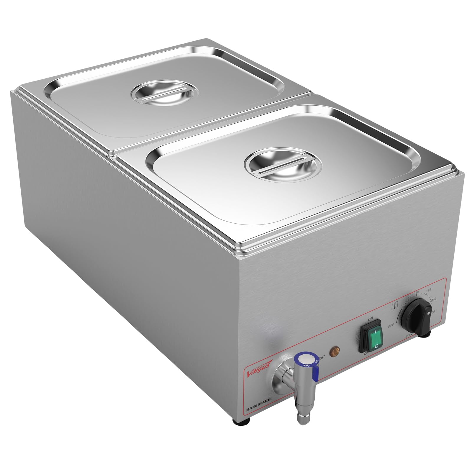Amazon.com: Valgus Commercial Grade Stainless Steel 2 Sections 19
