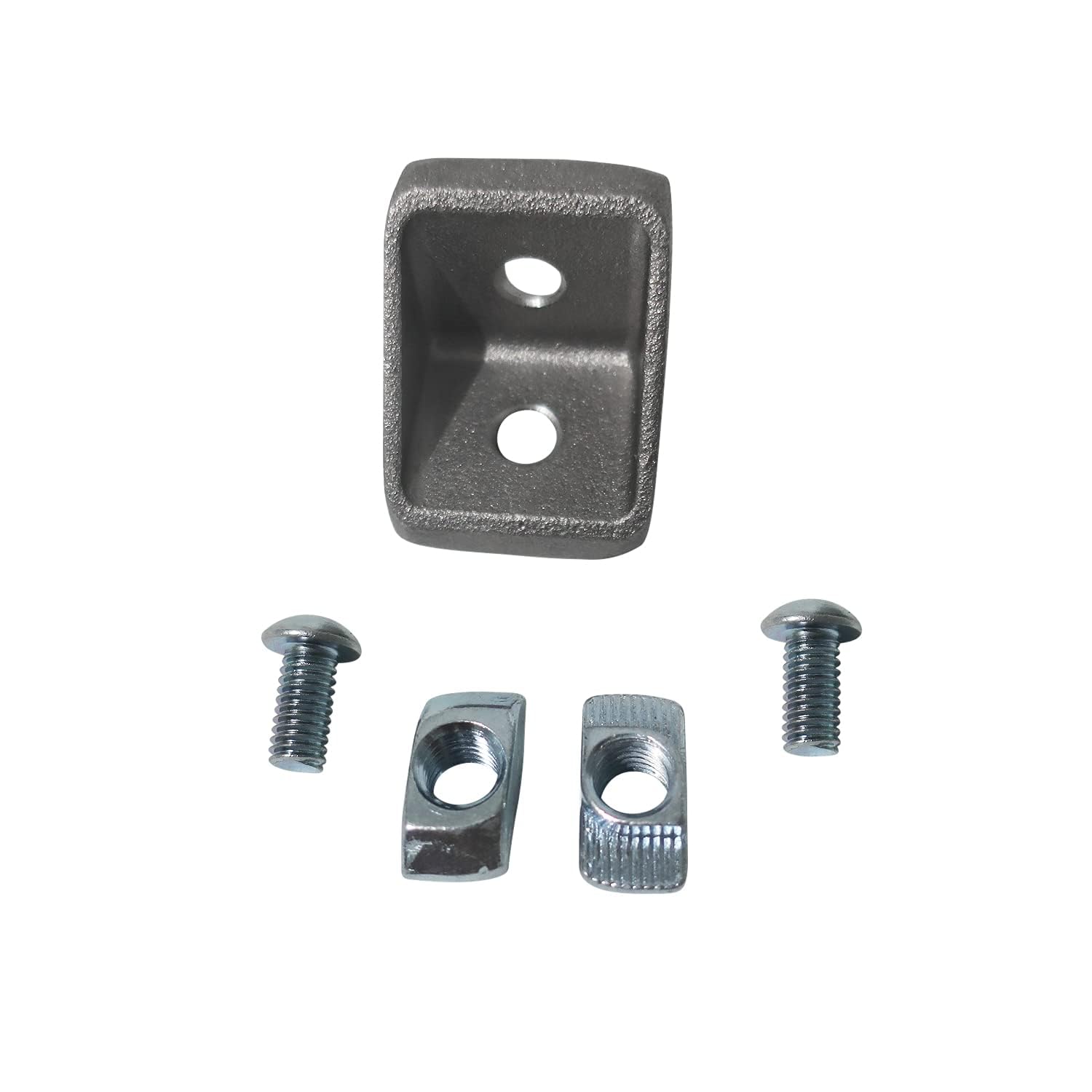 30x30 Aluminium Profile Corner Bracket, Heavy Duty L Type Angle Bracket for T Slot Extrusion, 5 Sets with Bolts and T Nuts, Silver-picture-15