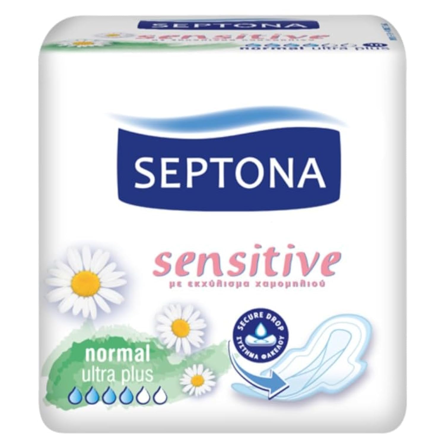 Septona Sanitary Towels Sensitive Normal Pack of 10