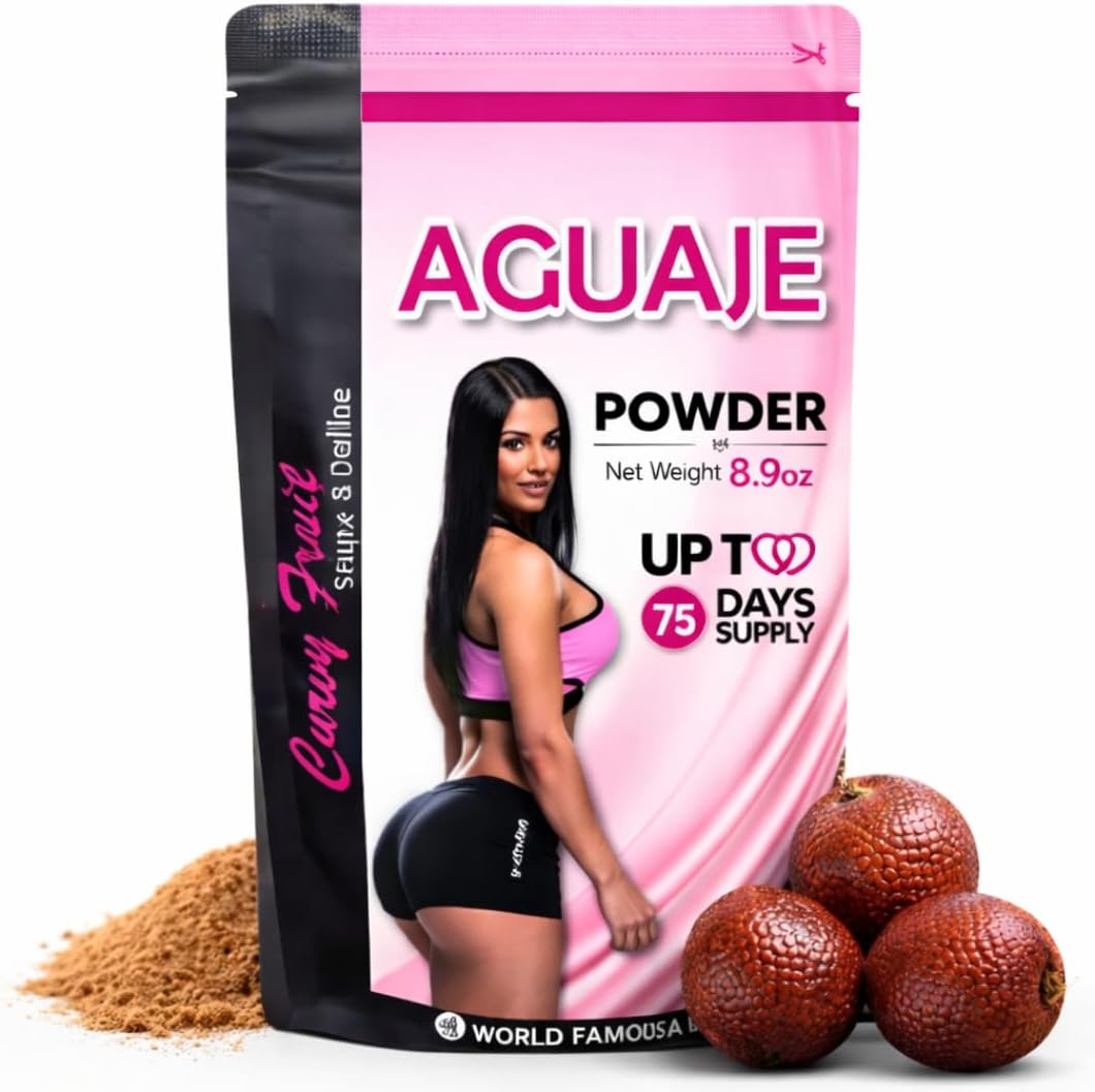 Original Aguaje CurvyFruit Powder for Bigger Butt, Breast and HIPS - 8.9 oz - 75 Days Supply