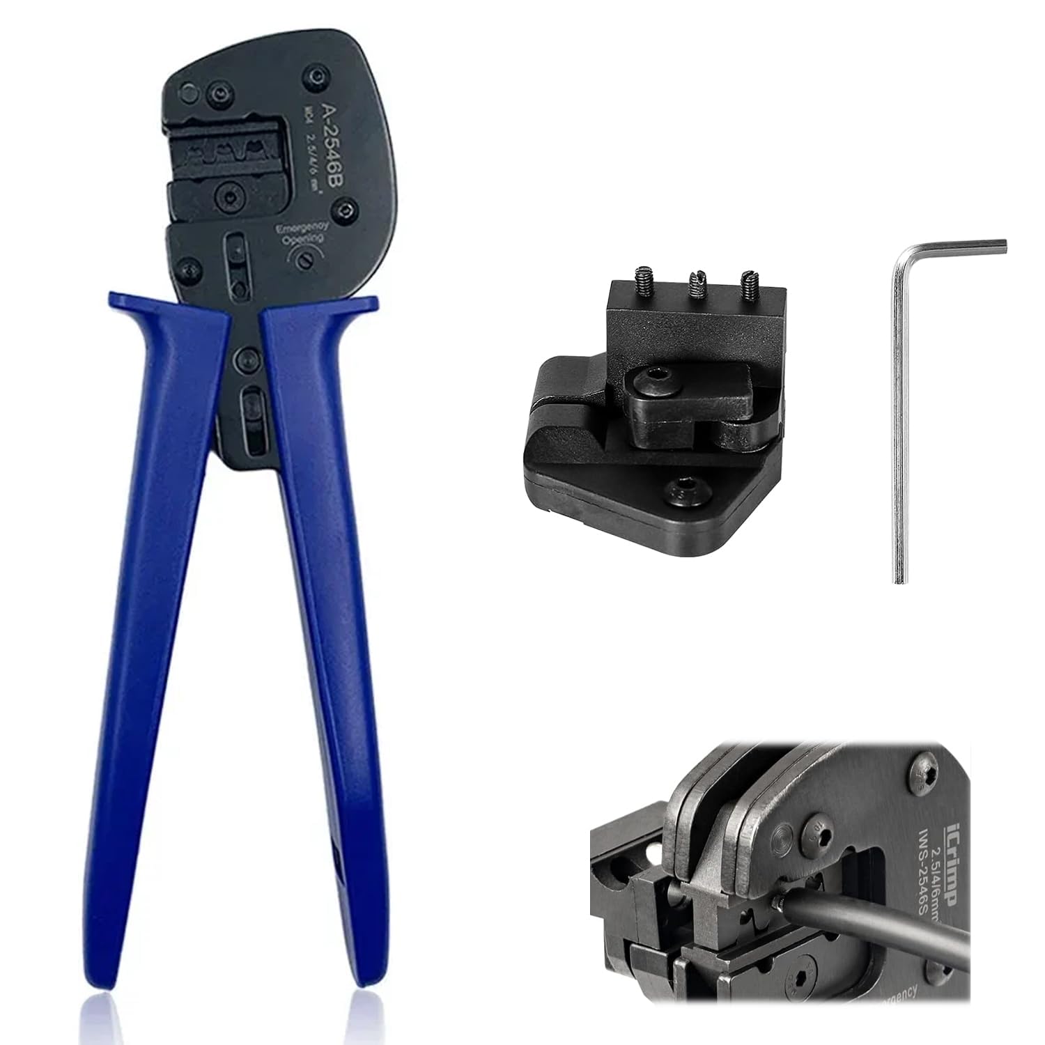 MC4 Crimping Tools Solar Crimping Tools Crimper with Stripping and Cutting Function for Solar Panel PV Cables(26-10AWG)-image-46