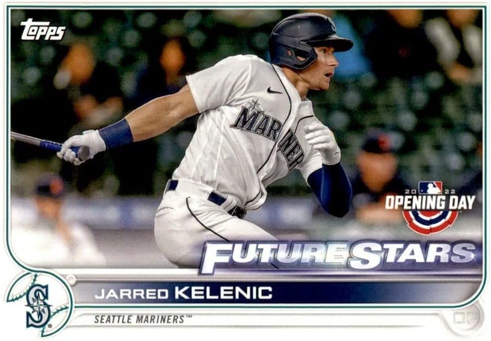 2022 Topps Opening Day Baseball Series Complete Mint 220 Card Set with Rookies and Stars including Mike Trout, Wander Franco, Vladimir Guerrero Jr and Fernando Tatis Jr Plus