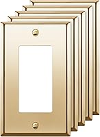 Vista 24 de ENERLITES Placa decorativa doble de metal para interruptor o receptáculo, placa de pared de acero inoxidable, resistente a la corrosión