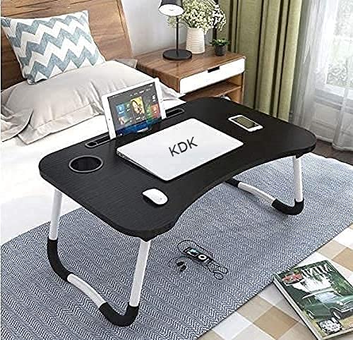 THE BLACK KNIGHT Smart Multipurpose Foldable Laptop Table with Cup Holder, Study Table, Bed Table, Breakfast Table, Foldable and Portable/Ergonomic & Rounded Edges/Non-Slip Legs -Random Color B11 (B09BN8PC39) Amazon Price History, Amazon Price Tracker